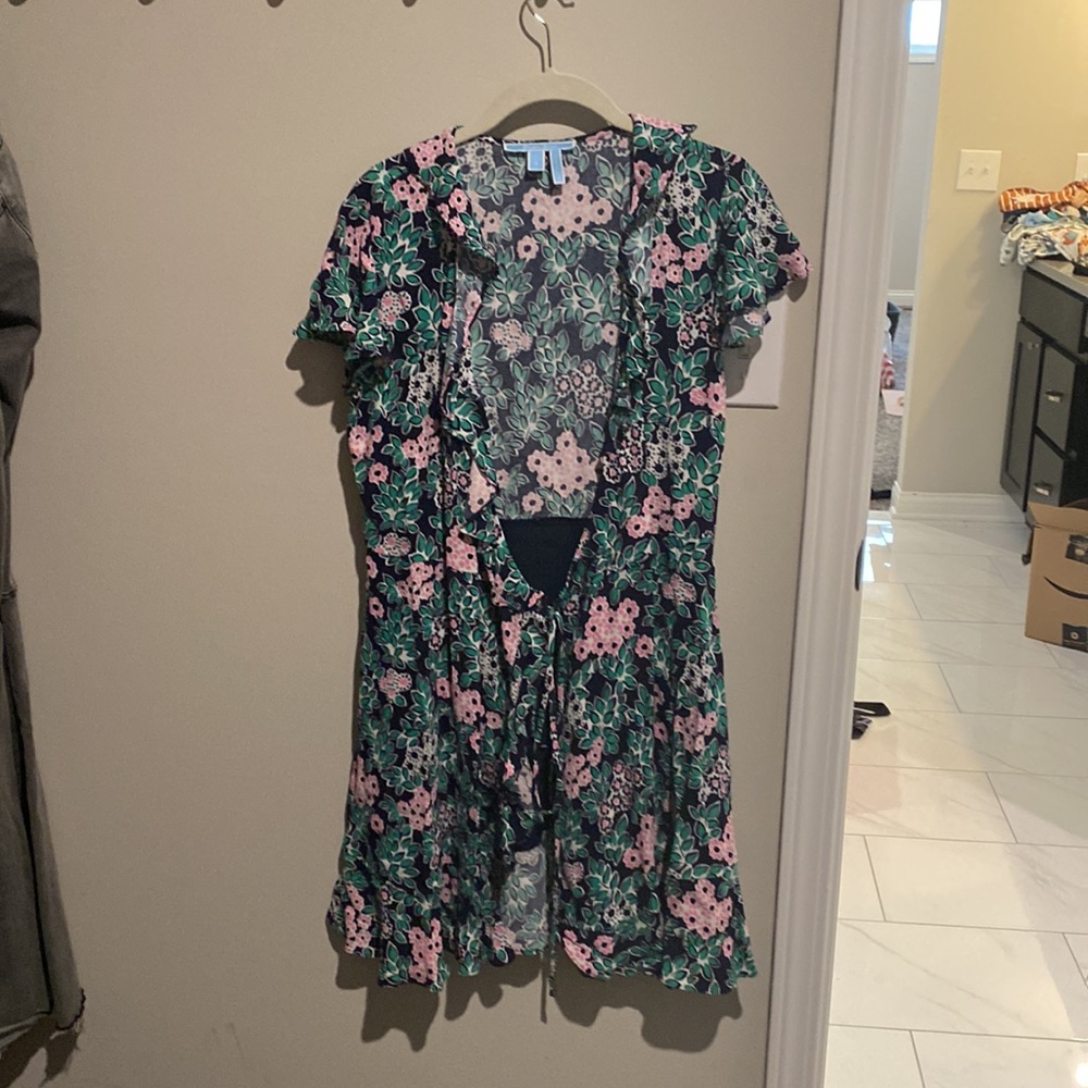Draper James floral wrap dress. Only worn twice.